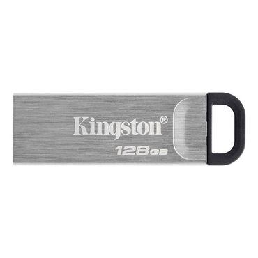 Память USB 3.2 128 GB Kingston DataTraveler Kyson, металл/черный (DTKN/128GB)